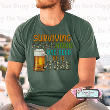 Load image into Gallery viewer, Surviving Fatherhood Dad Shirt
