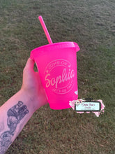 Load image into Gallery viewer, Barbie Pink Gitter Cup
