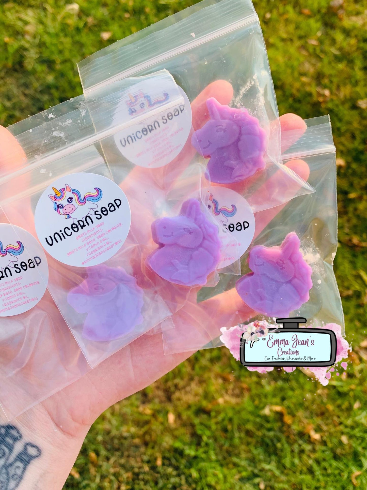 Unicorn Mini Soaps (Pack Of 5)