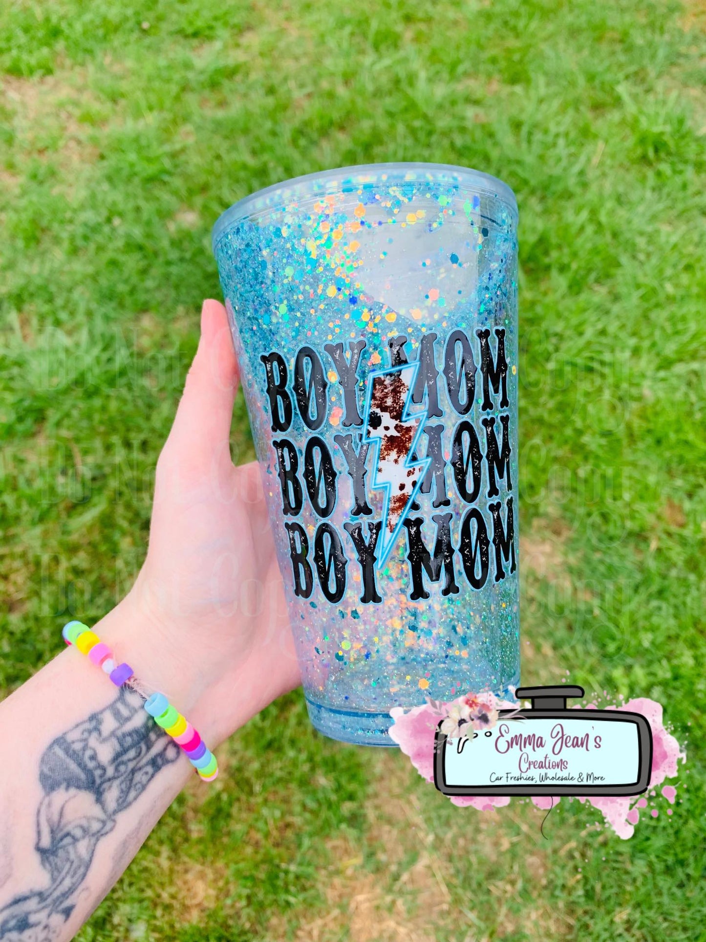 Boy/Girl Mom Themed Snow Globe Cup