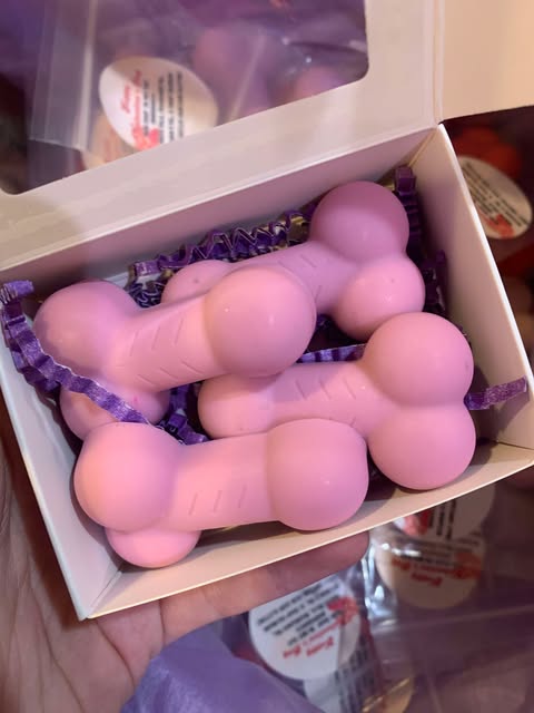 Box of “Peens” Soaps