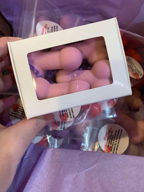 Box of “Peens” Soaps