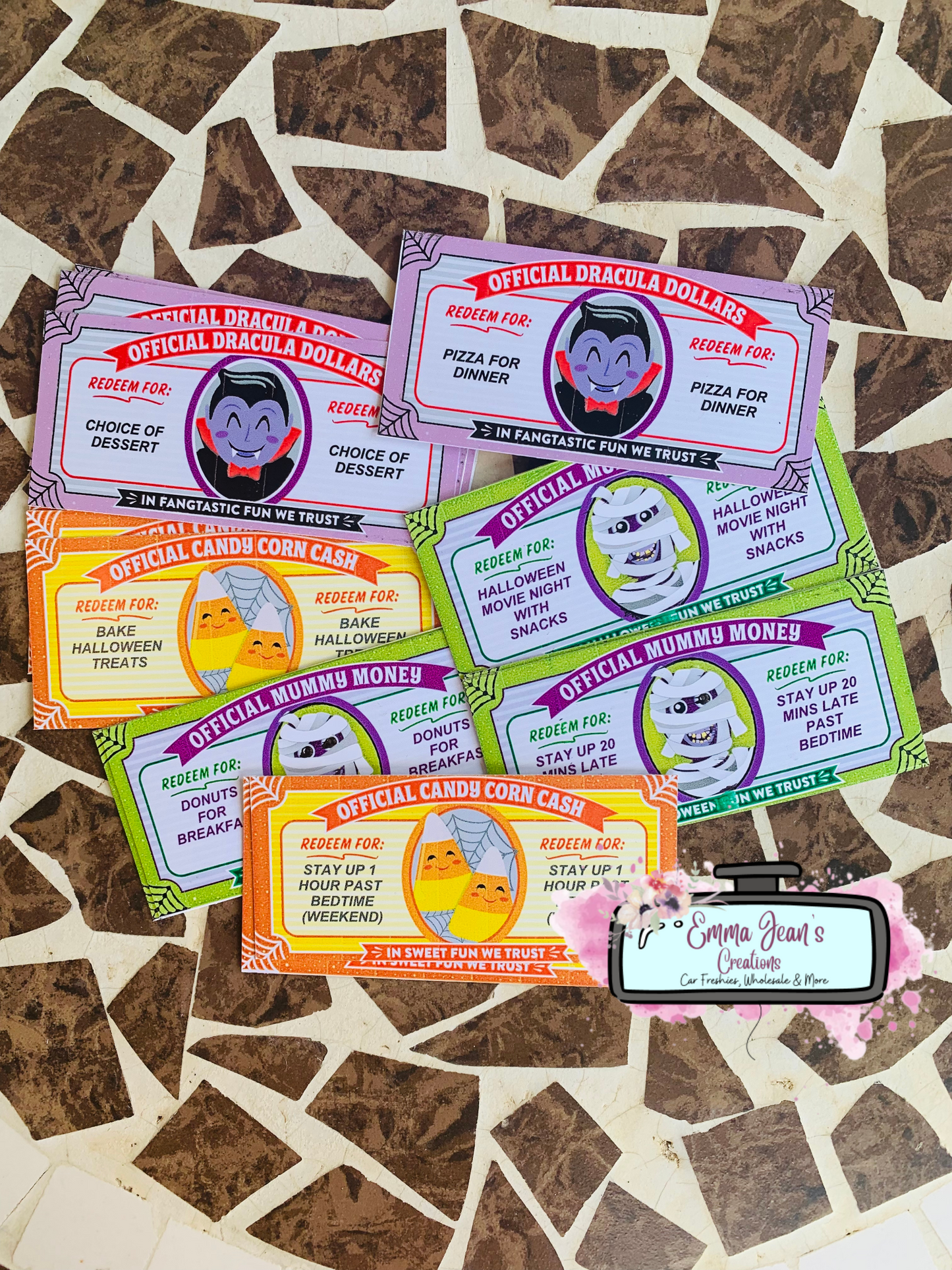 Halloween Kids Rewards Bucks (Pack Of 10)