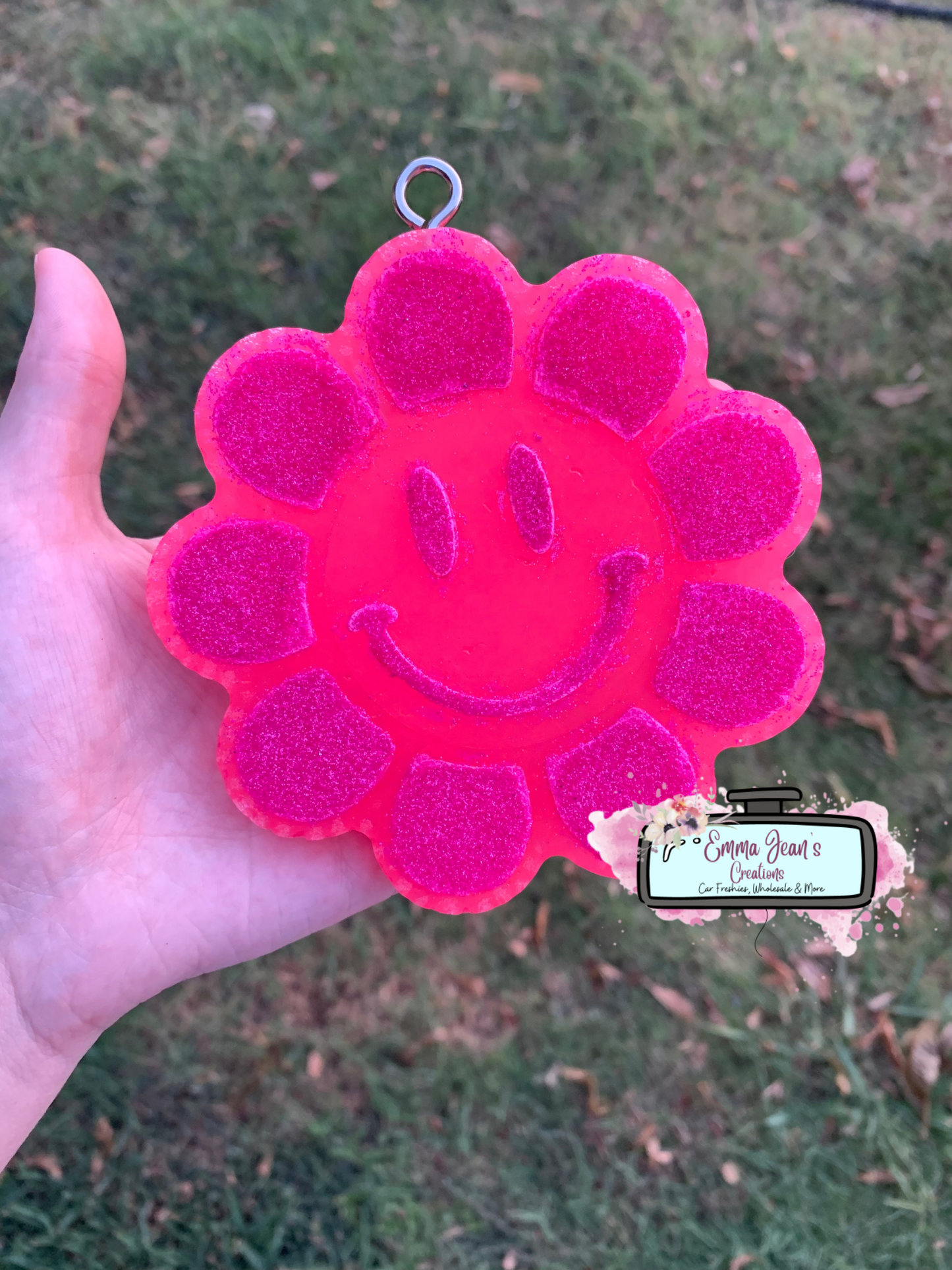 Smiley Flower Car Freshie