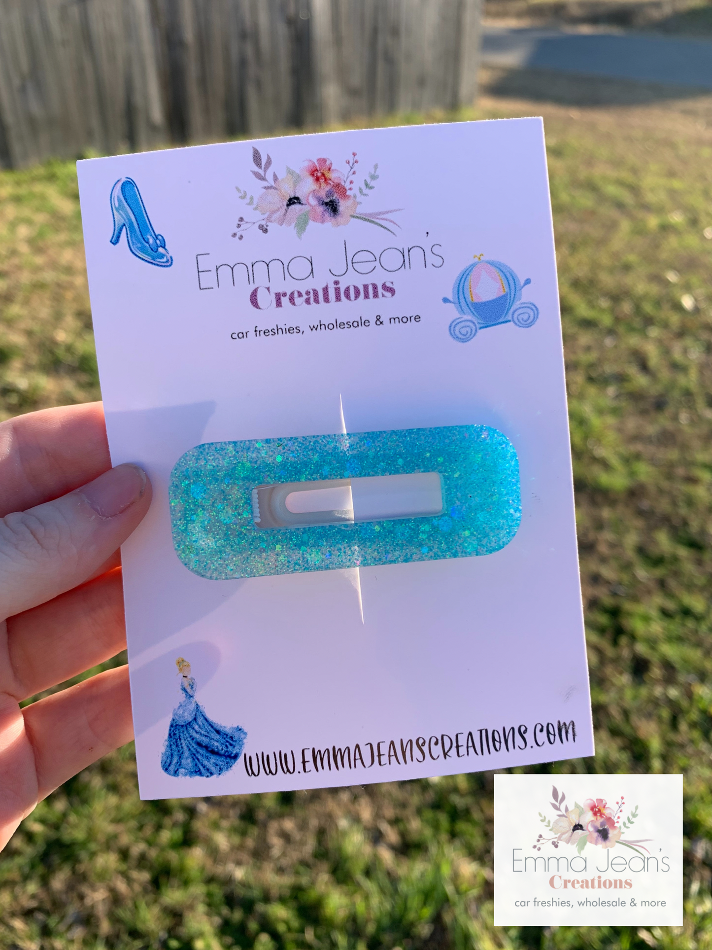 Epoxy Hair Clips- Princess