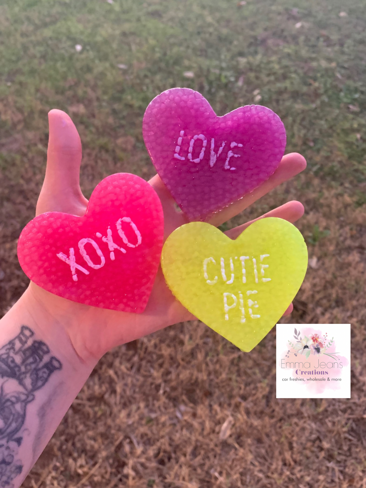 Wholesale - Vent Clip Candy Heart Freshies